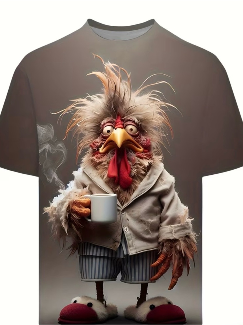Mens  Chicken Pet-Themed T-Shirt - Unbranded - 2x